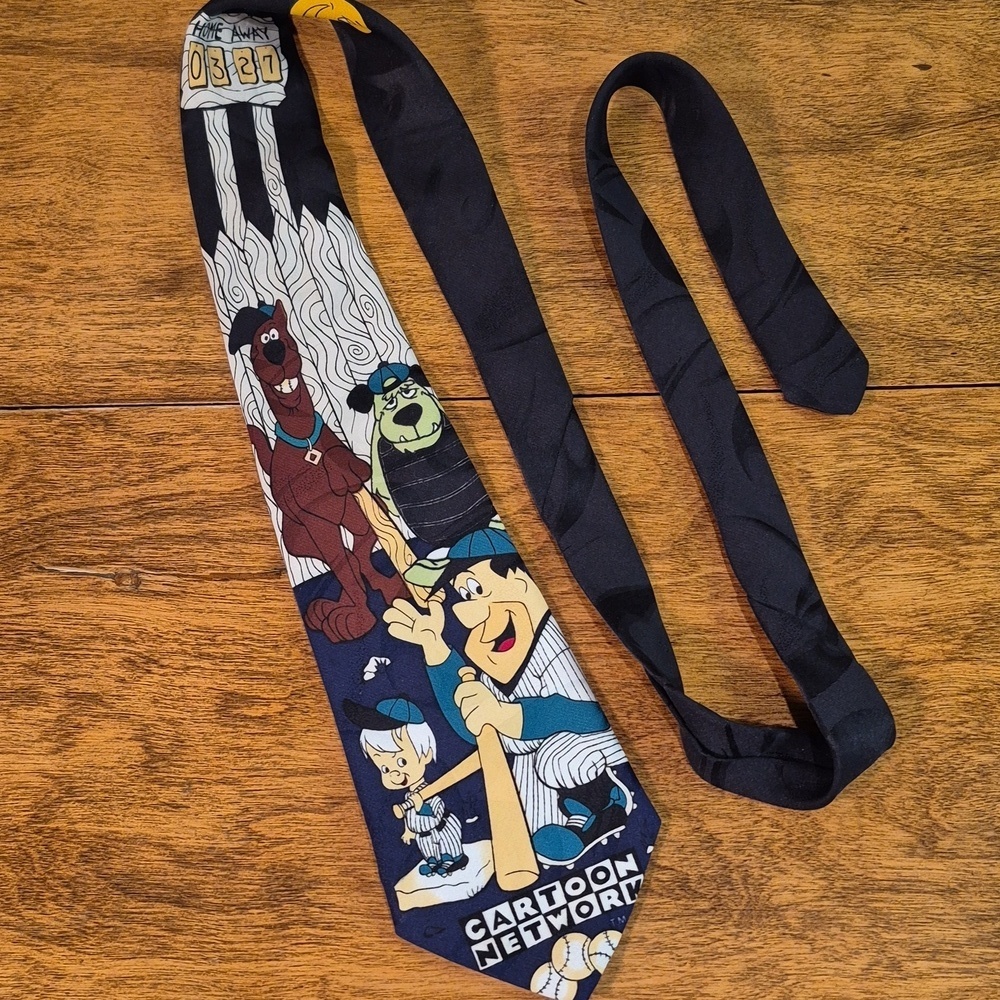 CURRENT AFFAIRS Handmade Vintage 90s Cartoon Network Character Novelty Men's Tie